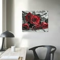 thumbnail image 4 of Nawypu  Rose Canvas Wall Art Prints Black and White Floral Flower Painting Picture for Bedroom Farmhouse Kitchen Bathroom Wall Decor, 4 of 5