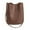 Brown, variant on LILSHIM Vintage Women Shoulder Crossbody Bag Leather Bucket Handbag (Dark Brown)