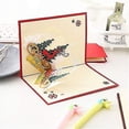 thumbnail image 4 of Tarjetas de Navidad 3D, Tarjeta de Navidad emergente, Tarjetas de felicitación de Navidad con sobres, El mejor regalo para Navidad, Tarjeta de regalo de Navidad, 4 of 4