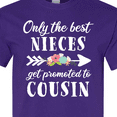 thumbnail image 4 of Inktastic Only the Best Nieces Get Promoted to Cousin T-Shirt, 4 of 5