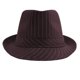 thumbnail image 2 of Sombreros para hombre y mujer, estilo clásico, a rayas, de paja, de punto, protector solar, jazz británico, de poliéster., 2 of 5