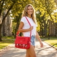 thumbnail image 5 of Leodye 1PCS Large Capacity Messenger Bag Simple Versatile Shoulder Crossbody Bag for School Daily Book Stationery Carrying -13.78x10.24x4.72in, 5 of 7