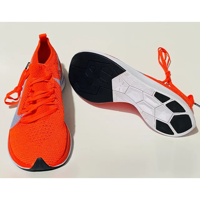 Ni - ke Ni - ke Vaporfly 4% Flyknit Orange Crimson AJ3857 600 Men’s 5.5 Women’s Size 7 $250