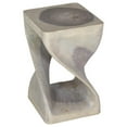 thumbnail image 5 of Haussmann ® Original Wood Twist Stool 10 X 10 X 16 In High Grey Oil - 10" x 10" x 16", 5 of 6
