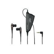 Sony Fontopia MDR-NC11A - Headphones - ear-bud - wired - 3.5 mm jack - black - for Sony DVP-FX1021, FX700, FX701, ICD-BM1, BM1VTP, MS515, ST10, STR-DE895, DE995, DE997