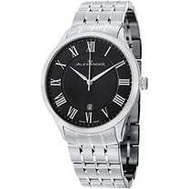 Alexander A103B-02 Statesman Triumph Mens Black Dial Stainless Steel Swiss Watch