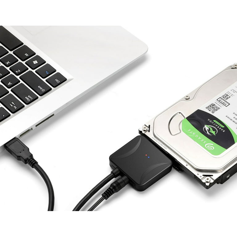 vil gøre køre Celebrity SATA to USB 3.0 Adapter Hard Drive Cable External Disk Reader Lead Clone  Kit Connector UASP Enclosure for 2.5 3.5 Samsung Crucial WD Seagate Toshiba Internal  HDD SSD,PS4,Xbox,Laptop,MacBook,TV - Walmart.com