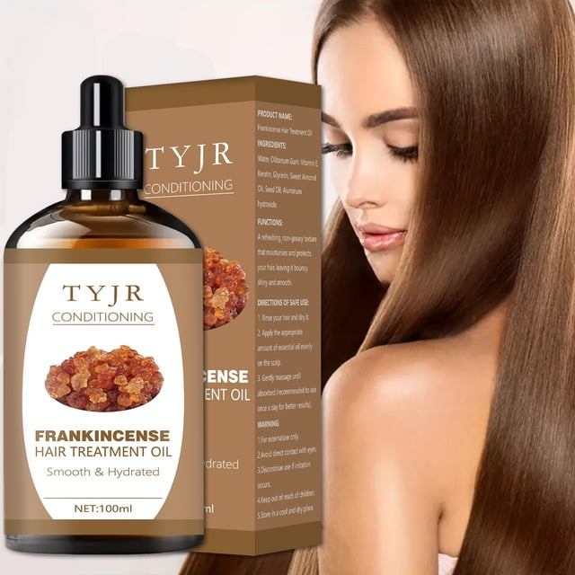 Aceite de Incienso para El Cuero Cabelludo - 100 Ml | Aceite Nutritivo para El Cabello | Restaura La Suavidad y La Manejabilidad | Tamaño de Uso Regular