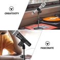thumbnail image 2 of HUGFEGWE 2 Pcs Support de Microphone Universel, Support de Micro Réglable pour Microphones, Supports de Microphone en Plastique Clips de Microphone CJB91-8578, 2 of 9