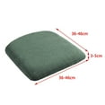 thumbnail image 2 of Dining Room Chairs Covers Dining Chair protector armless Seat Covers Removable Light Green, 2 of 9