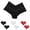 Black, variant on Sakmal Briefs Women Underwear Lace Plus Size Panties Black Comfort Women's Panties L,2-Pack