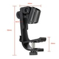 thumbnail image 2 of 2Pcs Drum Microphone Clips Drum Adjustable Microphone Holder Drum Hoop Rim Mount Shock Mount, 2 of 5
