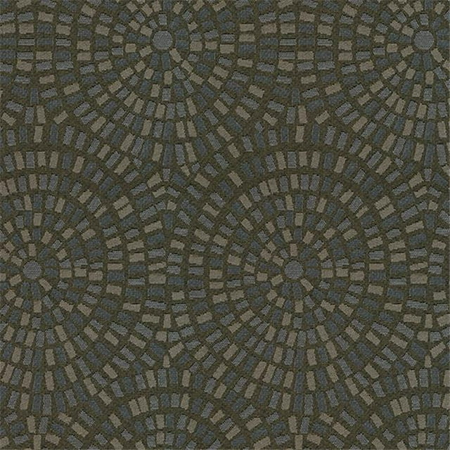 Crypton Panache 308 Contemporary Contract Woven Jacquard Fabric, Moody Blue