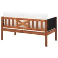 thumbnail image 3 of vidaXL Garden Sofa 2-Seater Solid Acacia Wood, 3 of 5