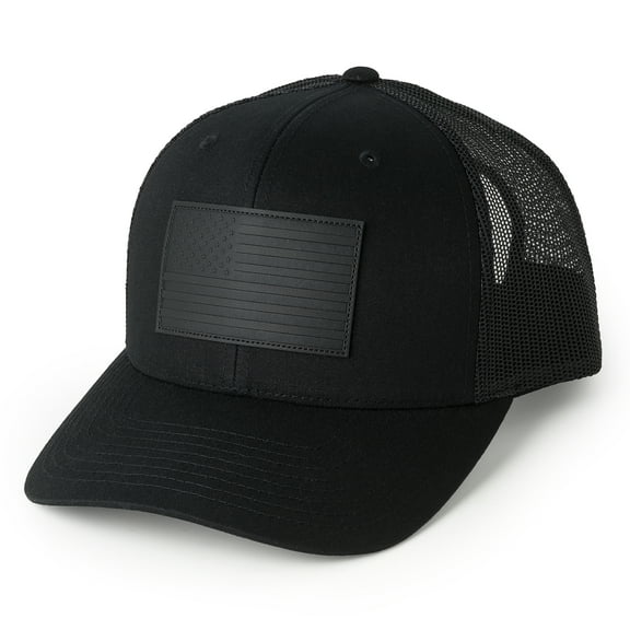 13 Stripes American Flag Hat - Blackout
