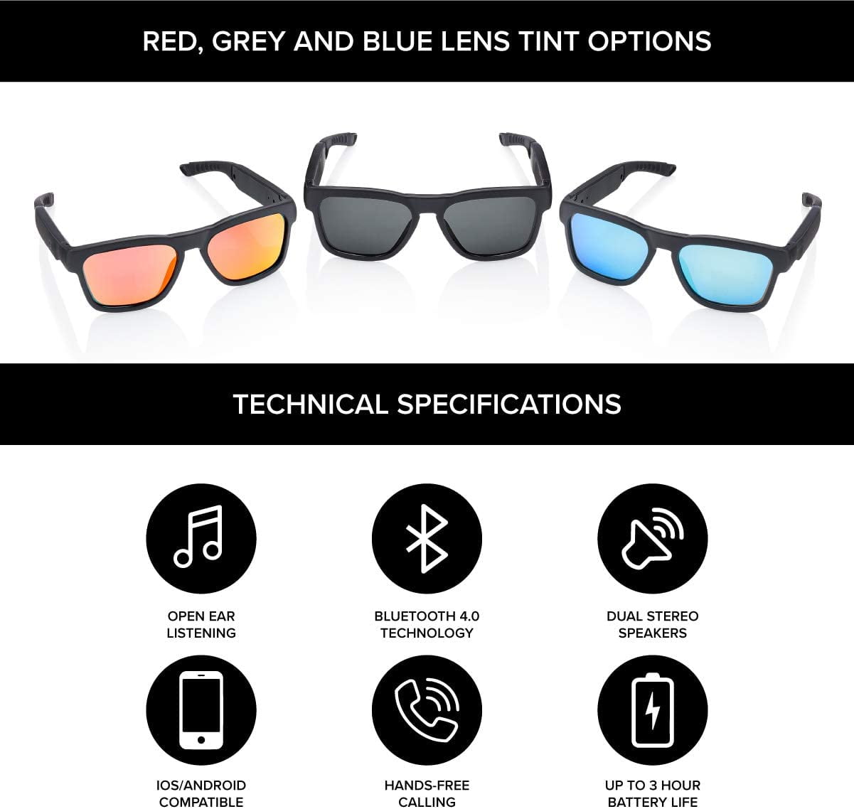 inventiv bluetooth sunglasses