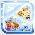 thumbnail image 1 of Noah’s Ark Kids 3-Section Divided Plate NEW BPA-Free Non-Toxic Durable, 1 of 3
