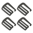 thumbnail image 1 of Ganchos Correas Hebillas Unique Bargains 4uds 1,5' 38mm G-Gancho Ondulada Mate Negro, 1 of 5