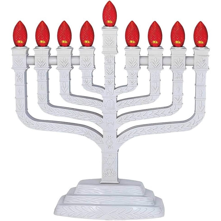 Aviv Judaica Knesset LED Menorah with 12 Tribes Design photo 1