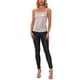 thumbnail image 2 of INSPIRAR CHIC Top sin mangas metálico brillante holográfico de Navidad para mujeres M Beige Holográfico, 2 of 6