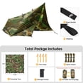 thumbnail image 2 of Lona para Campamento FREE SOLDIER Camo 300x320 cm Impermeable para Exteriores, 2 of 9