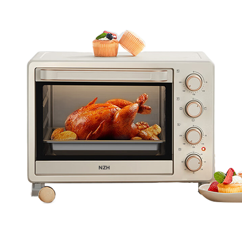 NZH Baking ovens, 6-in-1 Countertop Convection Oven, Toaster Oven, and Roaster Oven with Circulating 450-Degree Heat
