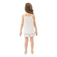 thumbnail image 4 of Satin Sleepwear For Girls Lightweight Summer Tank Top And Shorts PJ For Home And Sleep Without Frills, 4 of 4