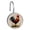 Multicolor 2, variant on 12pcs Decorative Shower Curtain Hooks, Rust Resistant Shower Rings for Bathroom Living Room,Rustproof Stainless Steel Rings for Shower Curtain and Liner Rods,Black Background Skull