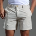 thumbnail image 4 of Abomasnow Men's Casual Breathable Golf Shorts Lightweight Drawstring Athletic Shorts Quick Dry Running Shorts Comfort Elastic Waist Workout Shorts, 4 of 7