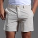 thumbnail image 4 of pstuiky Pantalones cortos cargo para hombre, Pantalones cortos deportivos de cintura media con cordones y elásticos con cremallera y botones para hombre Pantalones cortos de baloncesto, 4 of 7