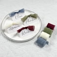 thumbnail image 3 of TETOU 50Pcs Premium Place Cards with Red Ribbon,2" x 3.5" Tent Card Name Card Wedding Place Cards for Wedding Valentines Day Table Dinner Parties Seating Supply, 3 of 7