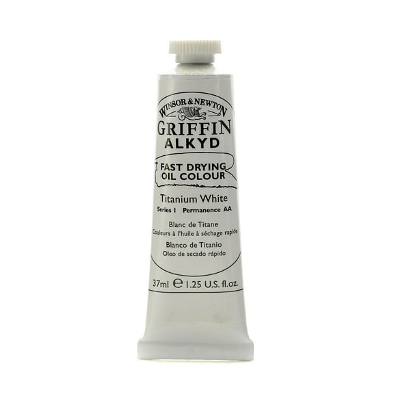 Griffin Alkyd Oil Colours titanium white, 37 ml, 644 (pack of 3)