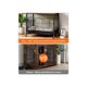 thumbnail image 5 of 27-pulgada dog crate muebles: de madera dog kennel con wheels y double door, decorative pet house con removable tray - moderno end mesa metal dog cage para sala de estar, dormitorio, y outdoors, 5 of 9