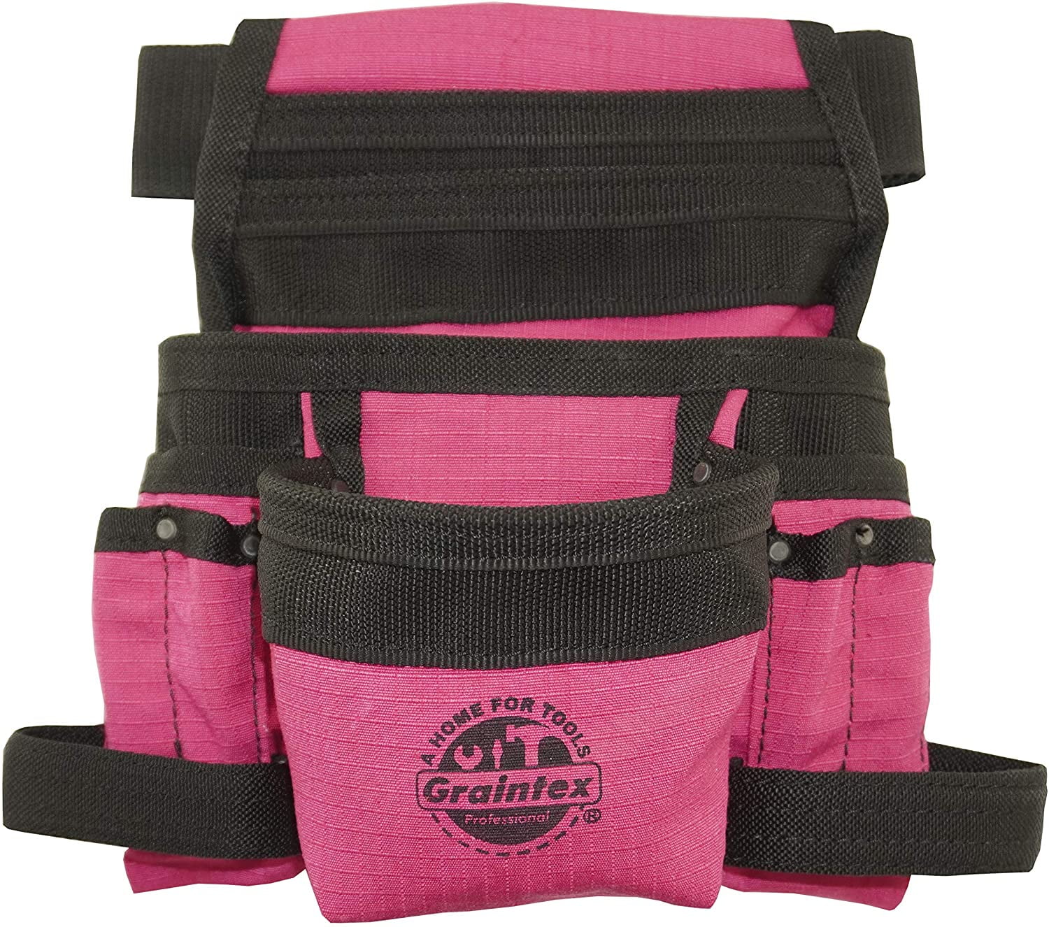 Born Tough Women's Suede Leather Pink Tool Pouch Bag Belt 