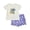 Purple, variant on Disney Lilo and Stitch Girls Skort & T-Shirt Set, Summer Outfit, Skirt for Toddler & Little Kids, 2-Pieces (Purple, 6)