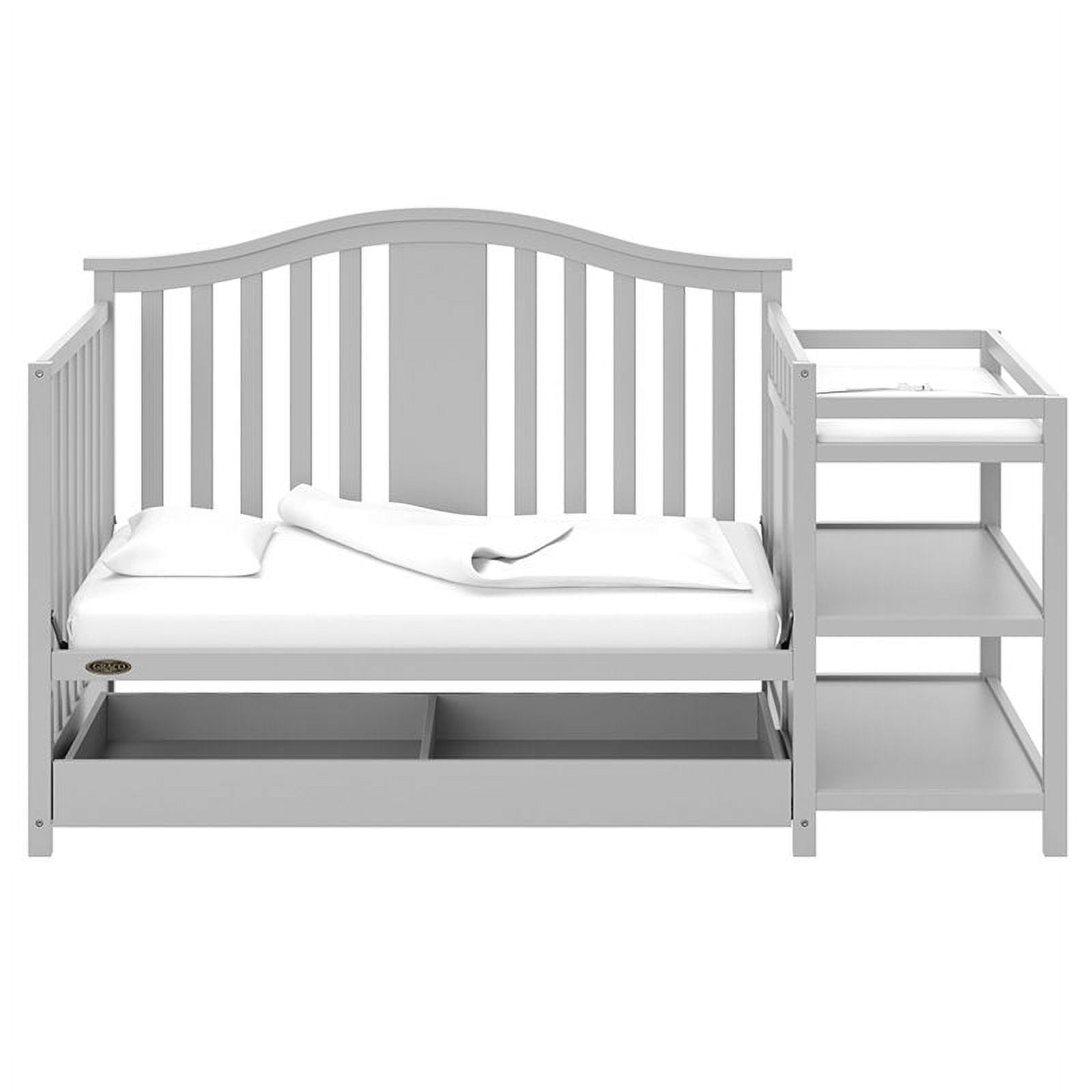 Graco solano 4 in 1 convertible crib with drawer pebble gray instructions cheap