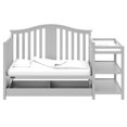 thumbnail image 5 of Graco Solano 4-in-1 Convertible Baby Crib and Changer with Drawer, Pebble Gray, 5 of 10