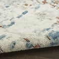thumbnail image 5 of 4' X 6' Beige and Blue Abstract Power Loom Area Rug, 5 of 11