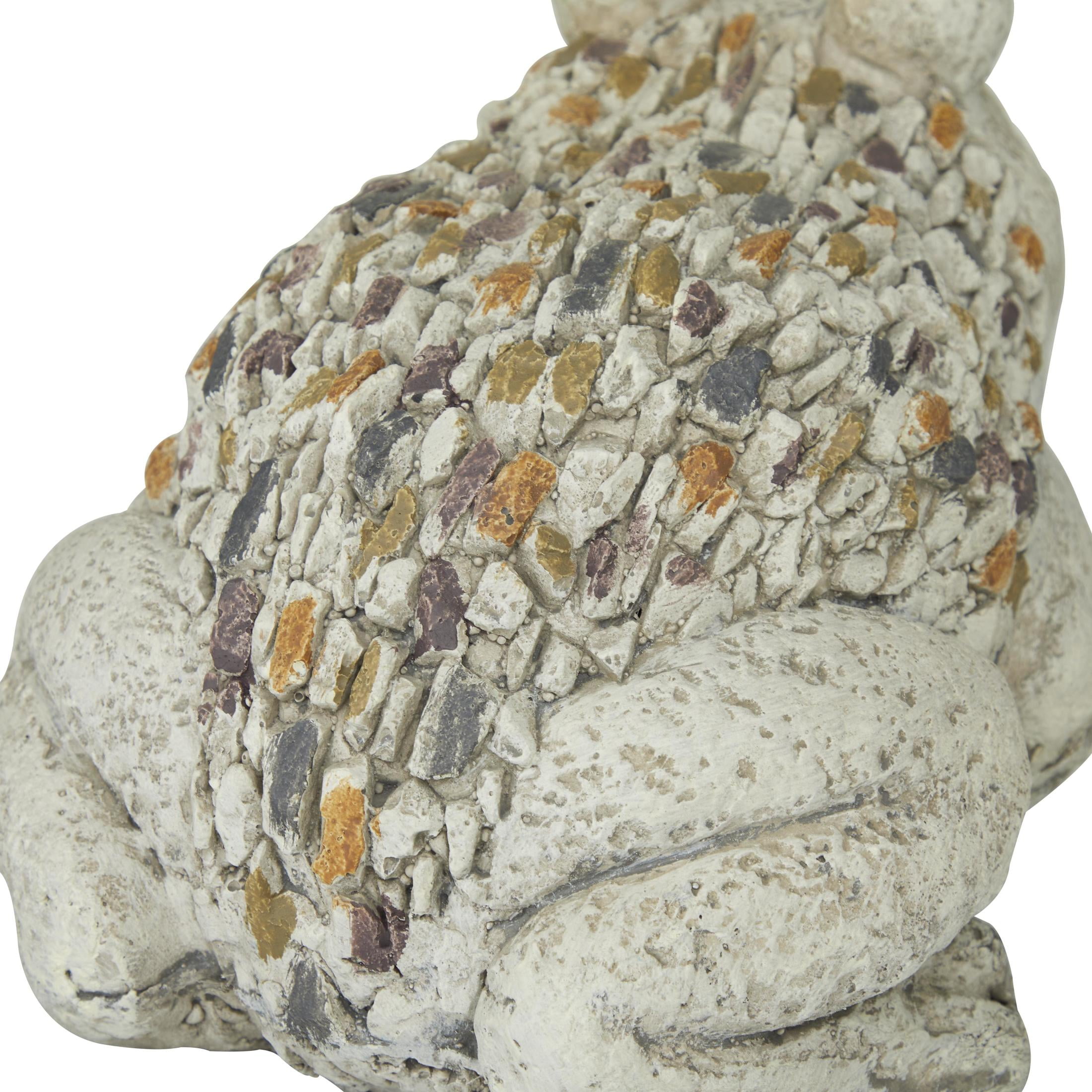 DecMode 8" Indoor Outdoor Frog Garden Sculpture