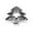 A, variant on Queroig 5Pcs Christmas Cookie Cutters Set Santa Tree Snowflake Gingerbread Men Snowman Shape Cookie Molds Reusable Baking Tool for Home Kitchen Bakery