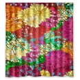 thumbnail image 1 of Cortina De Ducha ABPHQTO Flores Coloridas 160x180 cm, 1 of 1