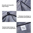 thumbnail image 5 of Bxaolu 2 Pack Premium Bath Towels Set, 27" x 55", Microfier Polyester, Lightweight and Highly Absorbent Quick Drying Towels, Perfect for Daily Use, Grey, 5 of 9