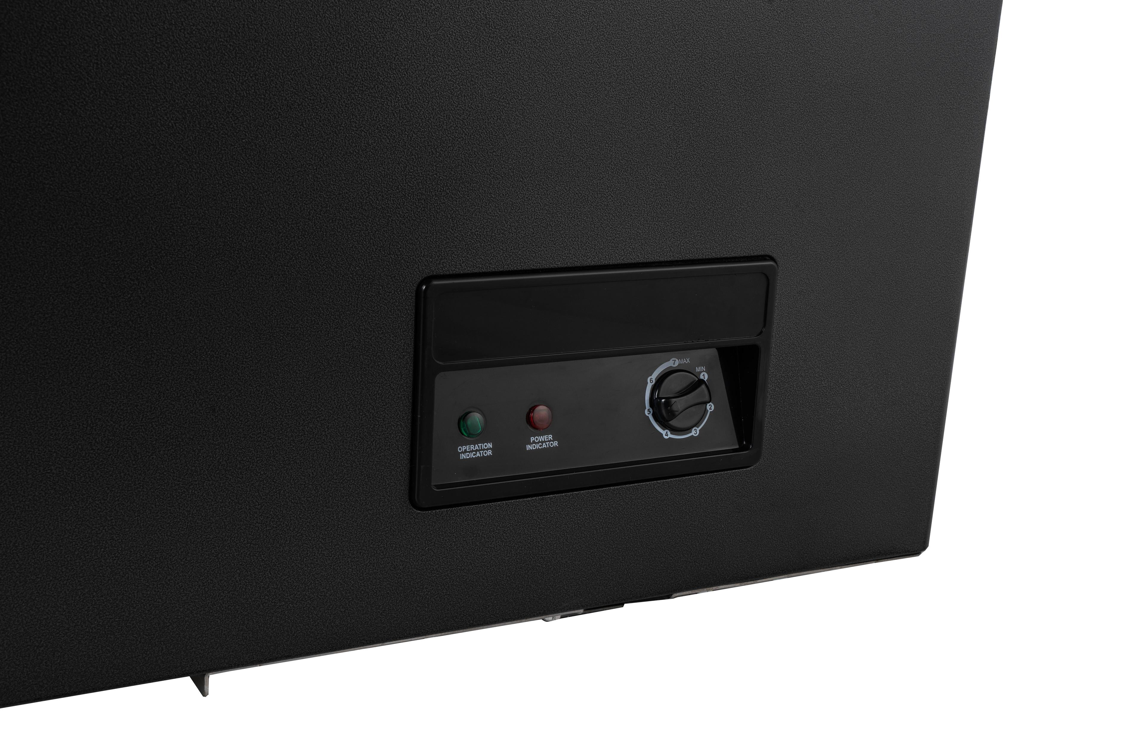 Hamilton Beach 21 Cu. ft. Chest Freezer in Black Granite Finish, Two-Door Garage Ready Deep Freezer, HBFRF2113