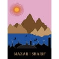 thumbnail image 2 of Has 12x14 White Modern Wood Framed Museum Art Print Titled - Mazar, 2 of 4