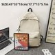 thumbnail image 2 of 1pc Large Capacity Schoolbag For College Junior High School High School Students Waterproof Travel Daily Commuting Backpack (No Bag Charm), 2 of 4