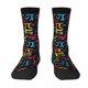 thumbnail image 4 of Calcetines largos de algodón transpirables para hombre y mujer de Pieces Of Pi, calcetines para deportes al aire libre, 4 of 4