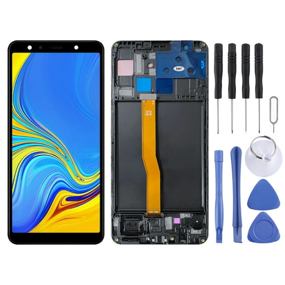 Cellphone Spare Parts  Original LCD Screen for Samsung Galaxy A7 (2018) SM-A750 With Digitizer Full Assembly With Frame