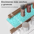 thumbnail image 3 of Juego de 2 Estante de Almacenamiento para Ducha, Repisas de Baño Acrílicas Transparentes sin Taladro, Estantes Adhesivos de Pared, Organizador para Champú y Cosméticos, 3 of 4