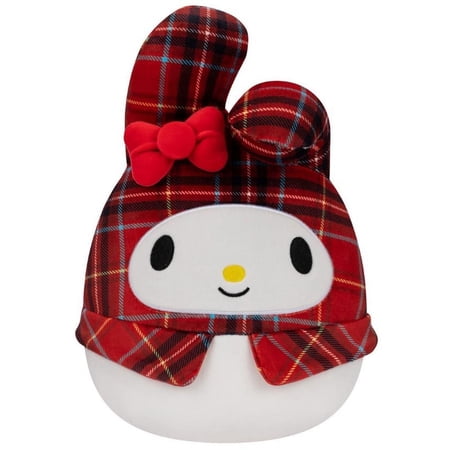 Squishmallows Sanrio Hello Kitty Plaid Collection - My Melody 8" Red Plaid Plush
