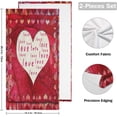 thumbnail image 2 of Dreamtimes Colorful Hearts Love Hand Towels 2 PCS, Sainted Valentine Kitchen Towel Ultra Soft and Highly Absorbent,Decorative Fingertip Face Towel for Bathroom Hotel, 28.3"x14.4", 2 of 6